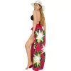 South Pacific Islands cotton Lavalava beard skirt Sarong Pareo skirt custom-made floral pattern Qni shawl Lungi Application Scenario